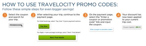 travelocity app discount code